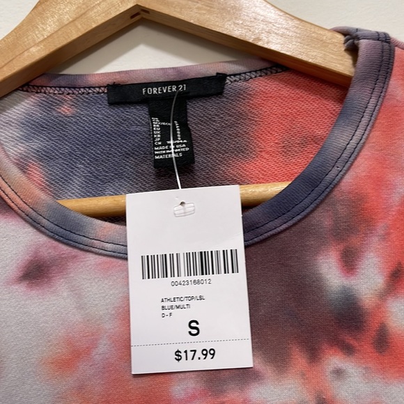 Forever 21 tie dye long sleeves sweater size small - Picture 4 of 9